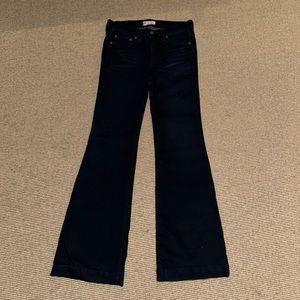 Free People Bell Boot Cut Jean - Size 28 Dark Blue